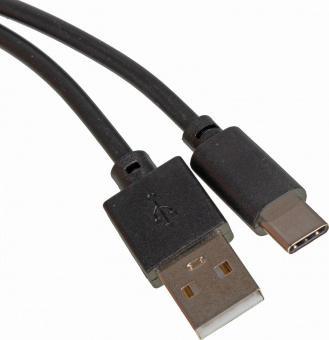 Кабель USB (m)-USB Type-C (m) 1м черный от магазина РЭССИ