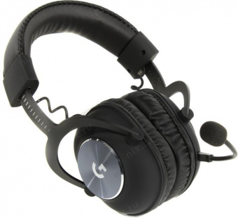 Наушники с микрофоном Logitech G Pro черный 2м мониторные оголовье (981-000812) от магазина РЭССИ