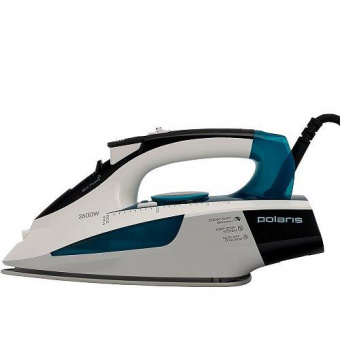 Утюг Polaris PIR 2695AK 2600Вт белый/бирюзовый от магазина РЭССИ