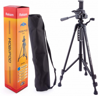 Штатив Rekam MOBIPOD E-140 универсальный черный (890гр.) от магазина РЭССИ