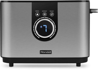 Тостер Rondell RDE-1200 1000Вт серебристый от магазина РЭССИ