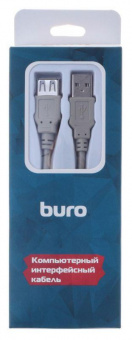 Кабель Buro BHP RET USB_AF30 USB A(m) USB A(f) 3м серый блистер от магазина РЭССИ
