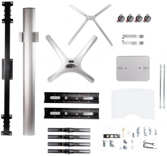 Подставка для телевизора Arm Media PT-STAND-15 серебристый 26"-55" макс.120кг напольный наклон от магазина РЭССИ