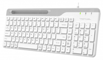 Клавиатура A4Tech Fstyler FK25 белый/серый USB slim от магазина РЭССИ