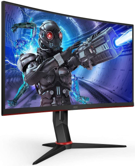 Монитор AOC 27" Gaming C27G2ZU черный/красный VA LED 0.5ms 16:9 HDMI M/M матовая HAS Piv 300cd 178гр/178гр 1920x1080 240Hz DP FHD USB 5.5кг от магазина РЭССИ