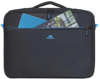 Портфель для ноутбука 16" Riva 8087 черный полиэстер от магазина РЭССИ