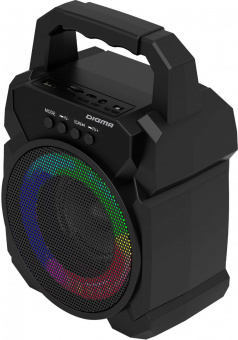 Колонка порт. Digma D-PS1500 черный 10W 1.0 BT 10м 500mAh (SP1500B) от магазина РЭССИ