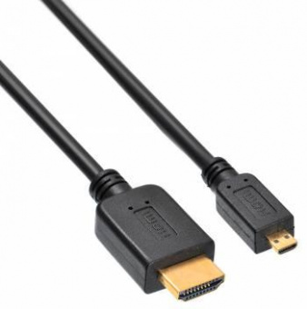 Кабель аудио-видео Buro HDMI 1.4 HDMI (m)/Micro HDMI (m) 1.8м. черный (MICROHDMI-HDMI-1.8) от магазина РЭССИ