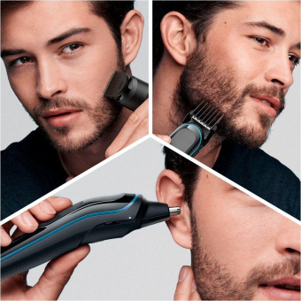Триммер Braun 5 MGK5355 черный (насадок в компл:5шт) от магазина РЭССИ