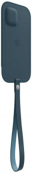 Чехол (футляр) Apple для Apple iPhone 12 mini Leather Sleeve with MagSafe синий балтийский (MHMQ3ZE/A) от магазина РЭССИ