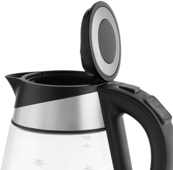 Чайник электрический Vitek VT-1177 1.7л. 2200Вт серебристый корпус: стекло/металл/пластик от магазина РЭССИ