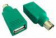 Переходник PS/2 (m) USB A(f) зеленый от магазина РЭССИ