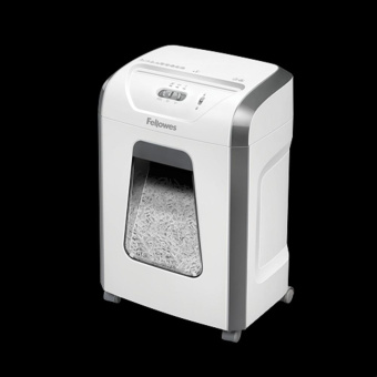 Шредер Fellowes PowerShred 15С белый (секр.P-4) фрагменты 15лист. 19лтр. скрепки скобы пл.карты от магазина РЭССИ