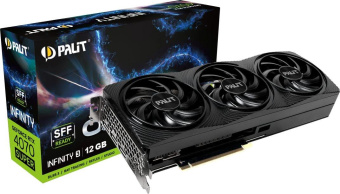 Видеокарта Palit PCI-E 4.0 RTX4070 SUPER Infinity 3 OC NVIDIA GeForce RTX 4070 Super 12Gb 192bit GDDR6X 1980/21000 HDMIx1 DPx3 HDCP Ret от магазина РЭССИ