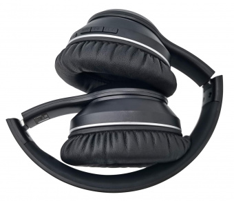 Гарнитура накладные Hyundai H-HP103 черный беспроводные bluetooth оголовье от магазина РЭССИ