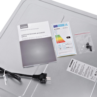 Духовой шкаф Электрический Hyundai HEO 6640 IX серебристый/черный от магазина РЭССИ