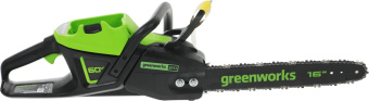 Цепная пила Greenworks GD60CS25 аккум. 2500Вт дл.шины:16" (40cm) (2008907) от магазина РЭССИ