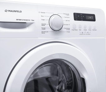 Стиральная машина Maunfeld MFWM127WH051D класс: A+++ загр.фронтальная макс.:7кг белый от магазина РЭССИ