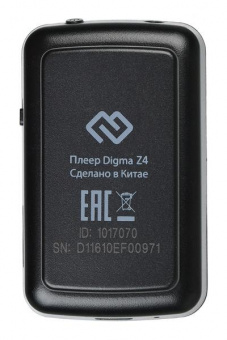 Плеер Hi-Fi Flash Digma Z4 BT 16Gb черный/1.5"/FM/microSDHC/clip от магазина РЭССИ