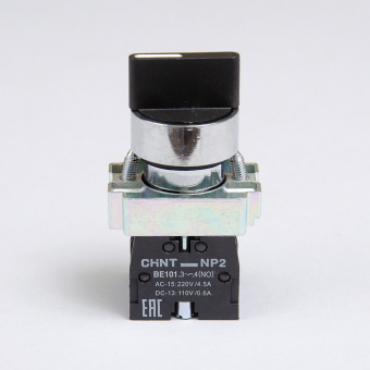 Переключатель NP2-BDхх (33 2NO Черный  3 положения с фиксацией 574849) от магазина РЭССИ