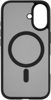 Чехол (клип-кейс) uBear для Apple iPhone 16 Cloud with MagSafe черный (CS427BL61MT-I24M) от магазина РЭССИ