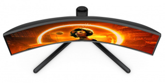 Монитор AOC 34" Gaming CU34G3S/BK черный/красный VA LED 1ms 21:9 HDMI M/M матовая HAS Piv 300cd 178гр/178гр 3440x1440 DP 2K USB 8.25кг от магазина РЭССИ