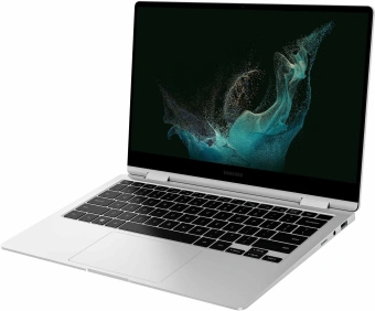 Ноутбук Samsung Galaxy Book 2 Pro 360 NP930 Core i7 1260P 16Gb SSD512Gb Intel Iris Xe graphics 13.3" AMOLED Touch FHD (1920x1080) Windows 11 Home silver WiFi BT Cam (NP930QED-KC1US) от магазина РЭССИ