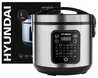 Мультиварка Hyundai HYMC-2401 5л 900Вт серебристый/черный от магазина РЭССИ
