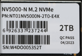 Накопитель SSD Netac PCI-E 4.0 x4 2Tb NT01NV5000N-2T0-E4X NV5000-N M.2 2280 от магазина РЭССИ