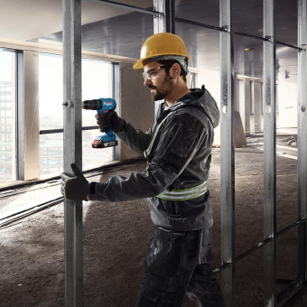 Дрель-шуруповерт Bosch GSB 185-LI аккум. патрон:быстрозажимной (кейс в комплекте) (06019K3103) от магазина РЭССИ