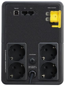 Источник бесперебойного питания APC Back-UPS BX1200MI-GR 650Вт 1200ВА черный от магазина РЭССИ