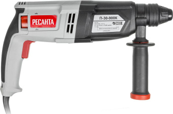 Перфоратор Ресанта П-30-900К патрон:SDS-plus уд.:4.3Дж 900Вт (кейс в комплекте) от магазина РЭССИ