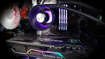 Корпус Inwin CF06CX (309 Gaming) черный без БП ATX 3x120mm 2xUSB3.0 audio от магазина РЭССИ