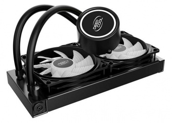 Система водяного охлаждения Deepcool GAMMAXX L240T Soc-AM4/1151/1200/1700 4-pin 18-30dB Al+Cu 200W 1238gr LED Ret от магазина РЭССИ