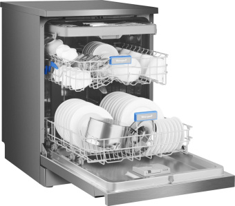 Посудомоечная машина Weissgauff DW 6138 Touch Inverter Autoopen серебристый (полноразмерная) инвертер от магазина РЭССИ