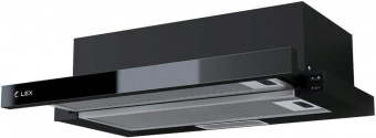 Вытяжка встраиваемая Lex Hubble G 2M 600 черный управление: кнопочное (2 мотора) от магазина РЭССИ