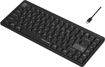 Клавиатура A4Tech Fstyler FBX53C черный USB беспроводная BT/Radio slim Multimedia (FBX53C) от магазина РЭССИ