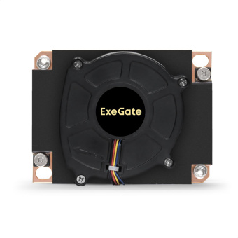 Устройство охлаждения(кулер) Exegate ESNK-P0067APS4.1U.3647.Cu Soc-LGA3647 черный 4-pin 64dB CU 165W 460gr Ret (EX293438RUS) от магазина РЭССИ