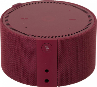 Умная колонка Yandex Станция Мини с часами Алиса красный 10W 1.0 BT 10м (YNDX-00020R) от магазина РЭССИ