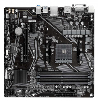 Материнская плата Gigabyte A520M DS3H Soc-AM4 AMD A520 4xDDR4 mATX AC`97 8ch(7.1) GbLAN RAID+DVI+HDMI+DP от магазина РЭССИ