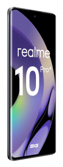 Смартфон Realme RMX3686 10 Pro+ 5G 256Gb 12Gb черный моноблок 3G 4G 2Sim 6.7" 2400x1080 Android 13 108Mpix 802.11 a/b/g/n/ac/ax NFC GPS GSM900/1800 GSM1900 TouchSc Protect от магазина РЭССИ