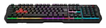 Клавиатура A4Tech Bloody B140N черный USB Multimedia for gamer LED (подставка для запястий) (B140N) от магазина РЭССИ