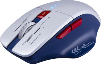 Мышь Defender Tisa GM-126 белый/синий оптическая 1600dpi silent беспров. BT/Radio USB 6but (52126) от магазина РЭССИ
