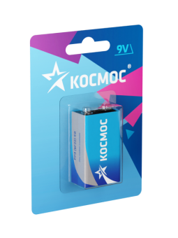 Батарейка солевая 9V Крона 6F22 блистер 1 шт от магазина РЭССИ