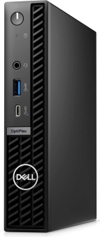 Неттоп Dell Optiplex 7020 Micro i3 14100T (2.7) 8Gb SSD512Gb UHDG 730 Linux Ubuntu GbitEth WiFi BT 90W мышь клавиатура черный (7020-3850) от магазина РЭССИ