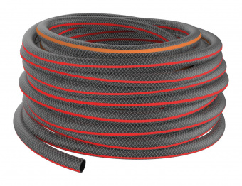 Шланг Fiskars 1027111 3/4" 50м поливочный армированный черный/красный от магазина РЭССИ