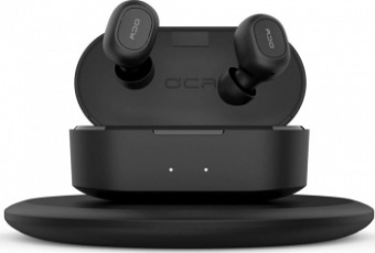 Гарнитура вкладыши QCY T2S черный беспроводные bluetooth в ушной раковине от магазина РЭССИ