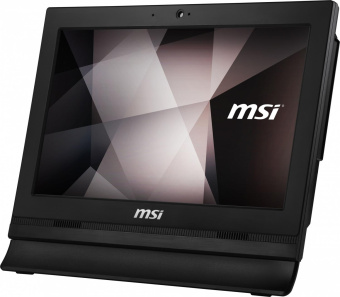 Моноблок MSI Pro 16T 10M-072RU 15.6" HD Touch Cel 5205U (1.9) 4Gb SSD128Gb HDG CR Windows 11 Professional GbitEth WiFi BT 65W клавиатура мышь Cam черный 1366x768 от магазина РЭССИ