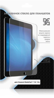 Защитное стекло для экрана DF hwSteel-54 для Huawei MatePad T10/T10s/T AGS3K-09/T AgrK-W09 1шт. (DF HWSTEEL-54) от магазина РЭССИ