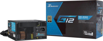 Блок питания Seasonic ATX 650W G12 GC-650 80+ gold (20+4pin) APFC 120mm fan 6xSATA RTL от магазина РЭССИ